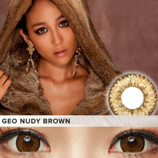 Geo Nudy Brown CH624 - Geo - Honey Softlens